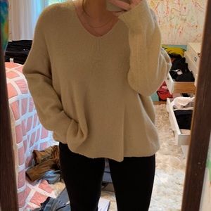 Cozy and warm v neck sweater
